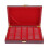 Wooden Display Case Storage for 50 Coins 27mm 1