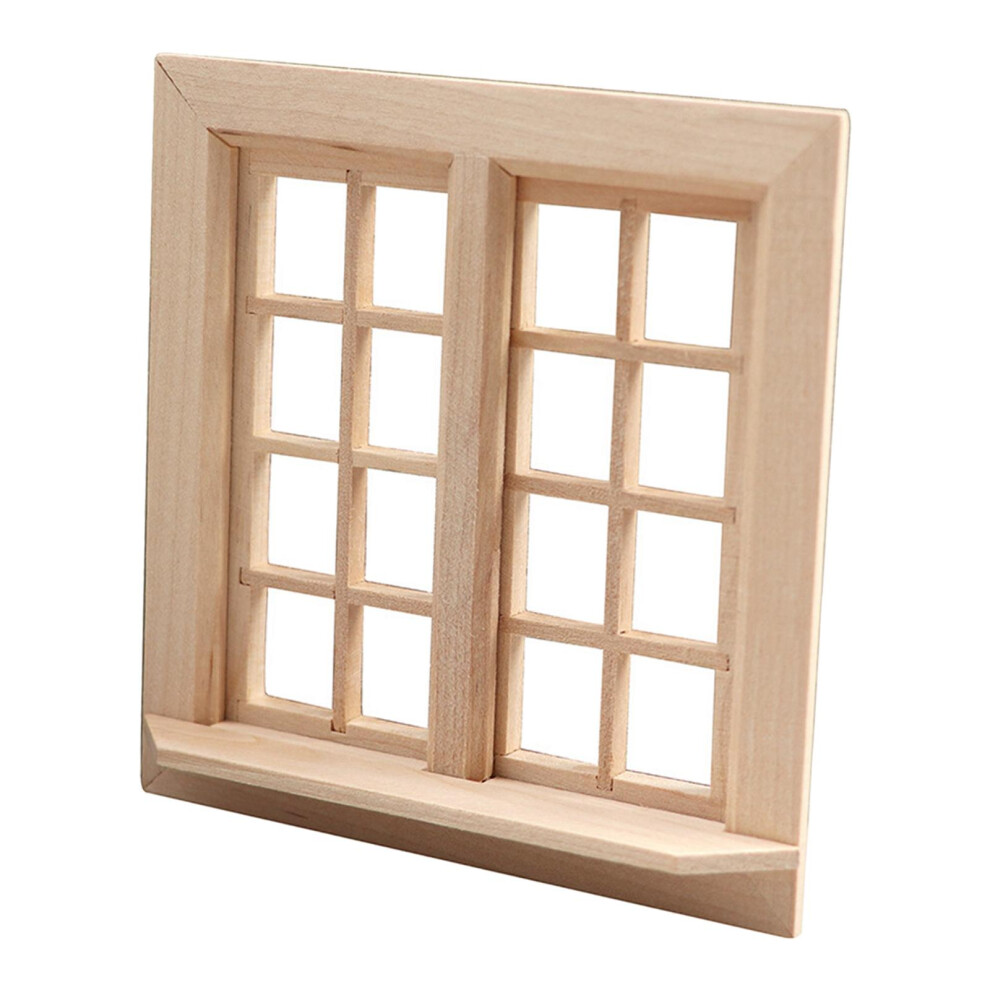 Doll House Miniature Window Pretend Play Dollhouse Furniture for Doll