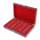 Wooden Display Case Storage for 50 Coins 27mm 2