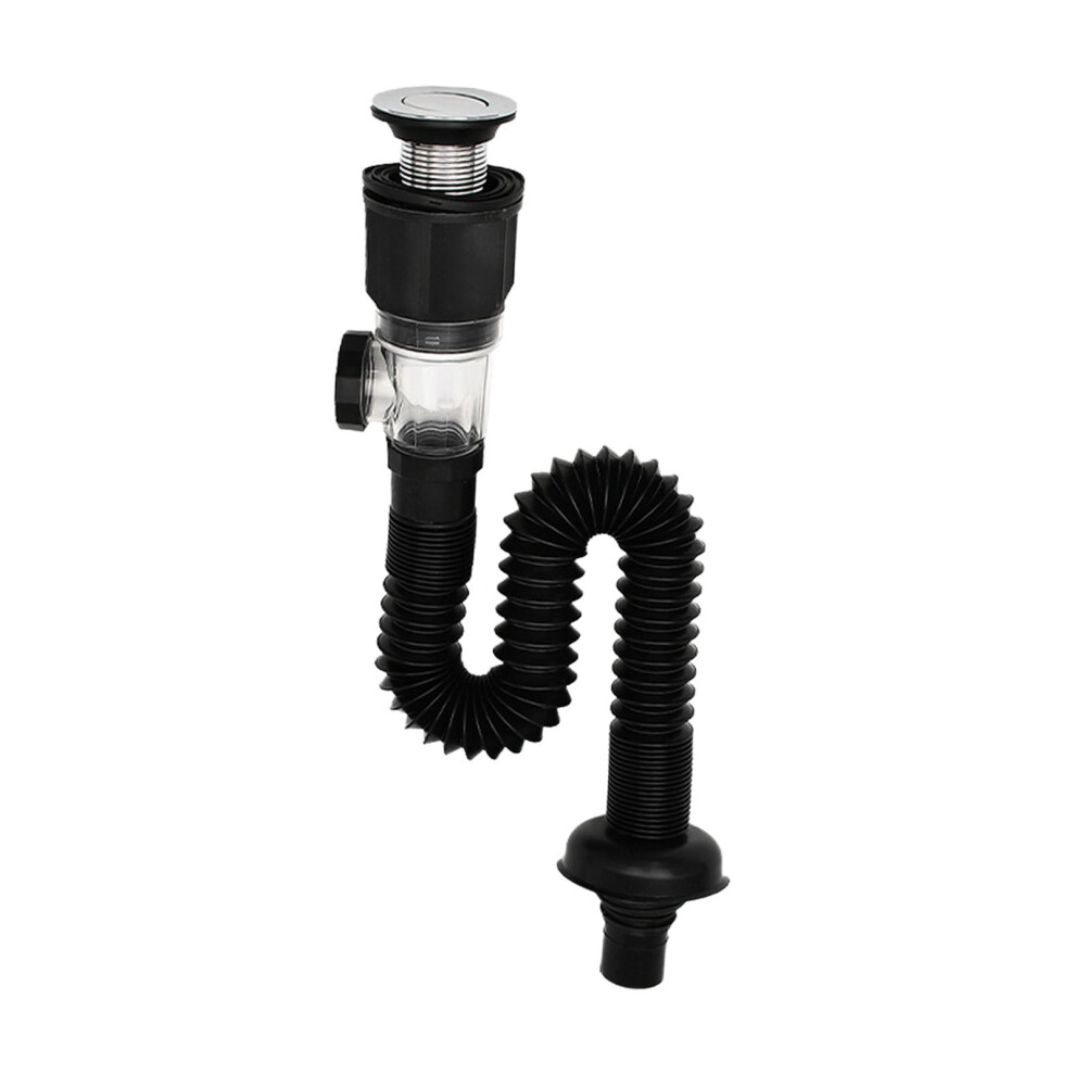 Kitchen Sink Drain Pipe With Sink Stopper Washbasin Drainage Pipe Drai 785229696103