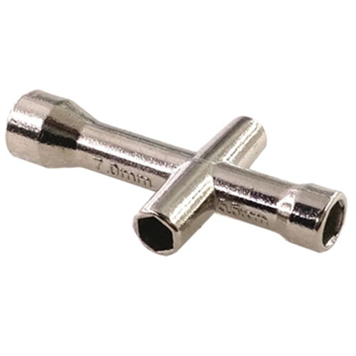 Mini 4 Way Cross Wrench Socket Spanner - 4mm, 5mm, 5.5mm, 7mm Nut Tool 2