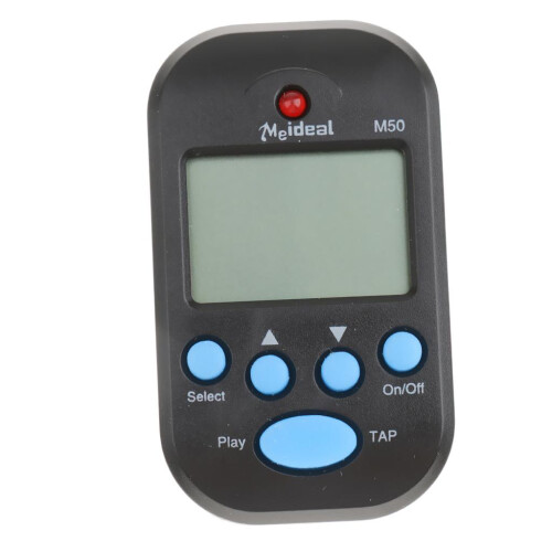 Portable Multi-functional Mini M50 Digital LCD Beat Tempo Metronome Bl