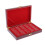 Wooden Display Case Storage for 50 Coins 27mm 3