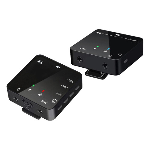 Wireless mic Microphone with and Receiver for Smartphones