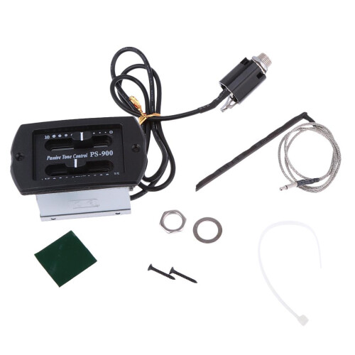 2-band EQ Equalizer Pre-wired Preamp Piezo Pickup Kit for Acoustic Gui 1
