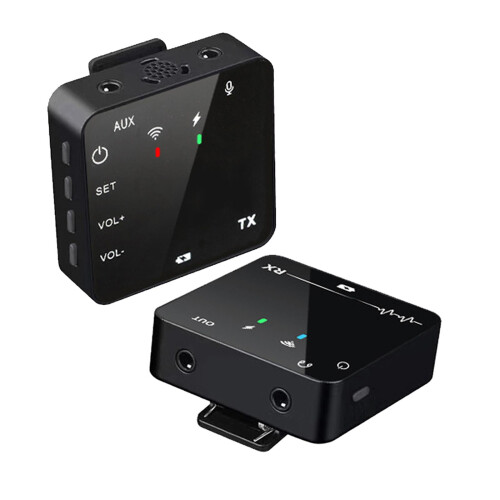 Wireless mic Microphone with and Receiver for Smartphones 2