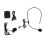 1 Set Wireless Headset Lapel Clip On Microphone FM Mic for Speech Outd 1