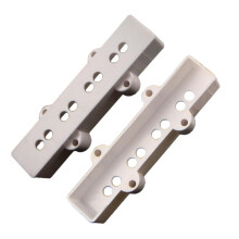 2 Pieces 4 String Jazz Bass Pickup Cover Neck&Bridge for JB Bass Parts