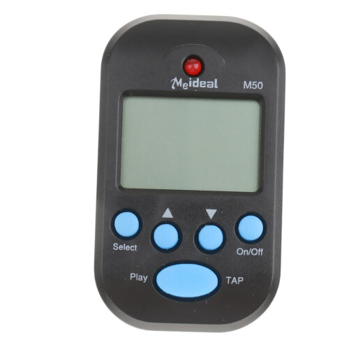 Portable Multi-functional Mini M50 Digital LCD Beat Tempo Metronome Bl 1