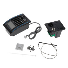 Guitar Pickup EQLC-5 Band Guitar Preamp EQ Tuner Piezo W / Volume Cont