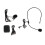 1 Set Wireless Headset Lapel Clip On Microphone FM Mic for Speech Outd 2