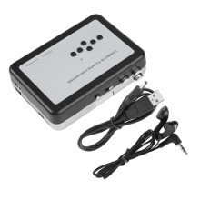 USB Cassette to MP3 Converter Captue Adapter Audio Music Player