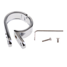 Chrome Motorcycle Handlebar Mount Clamp Bracket Clock 32mm for Harley