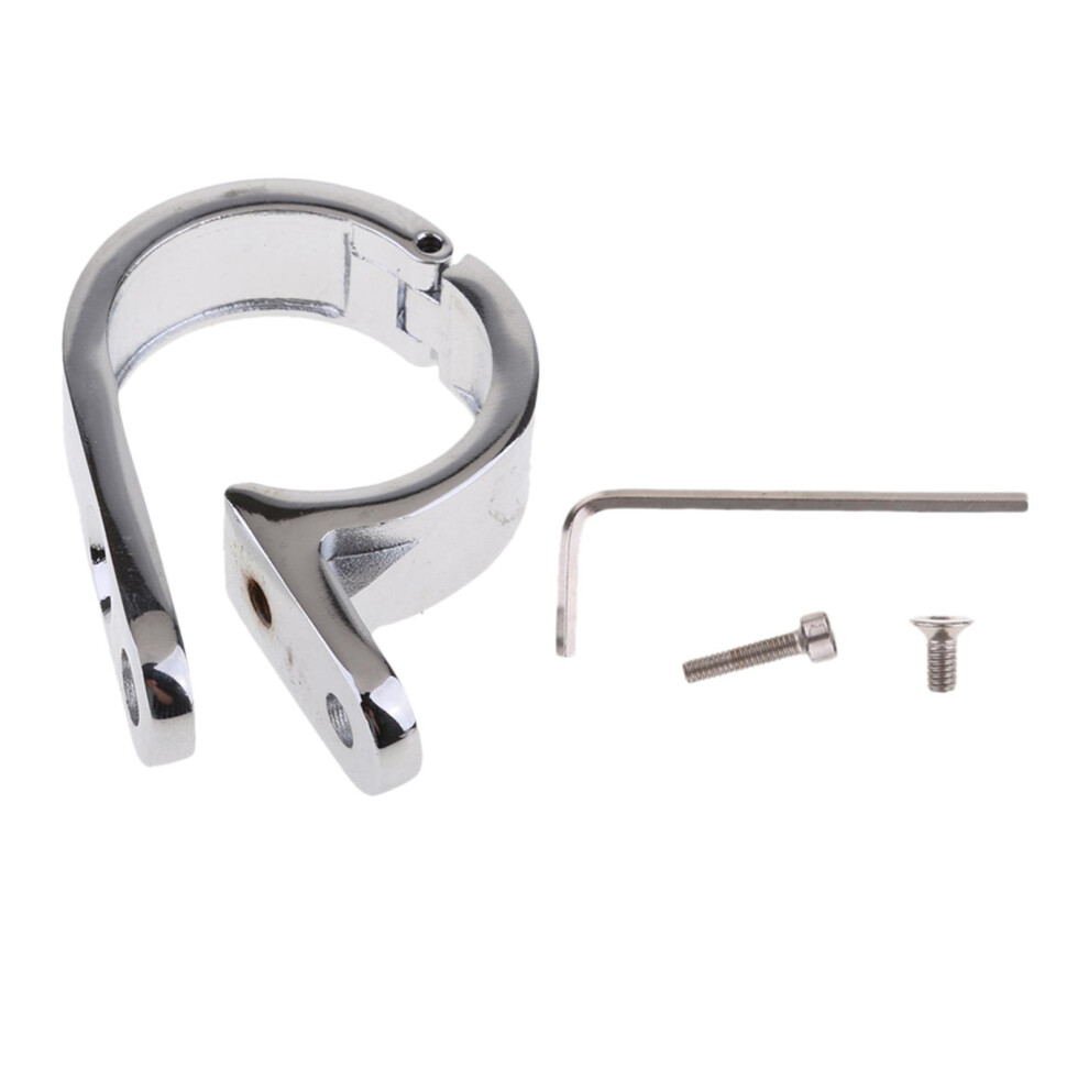 Chrome Motorcycle Handlebar Mount Clamp Bracket Clock 32Mm For Harley 6901423002067