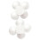 10 Pieces Half Round Solid Polystyrene Foam Balls for Christmas Craft 3