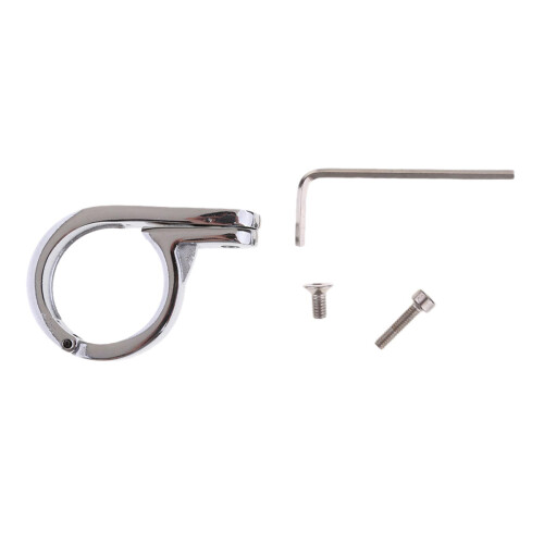 Chrome Motorcycle Handlebar Mount Clamp Bracket Clock 32mm for Harley 2