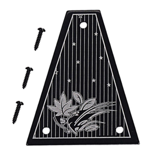 Black Electric Guitar Truss Rod Cover Plate for Jackson Guitar Replace