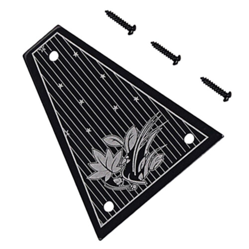 Black Electric Guitar Truss Rod Cover Plate for Jackson Guitar Replace 1