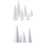 11pcs 7-25cm Styrofoam Foam Cones Polystyrene for Crafts DIY Projects 2