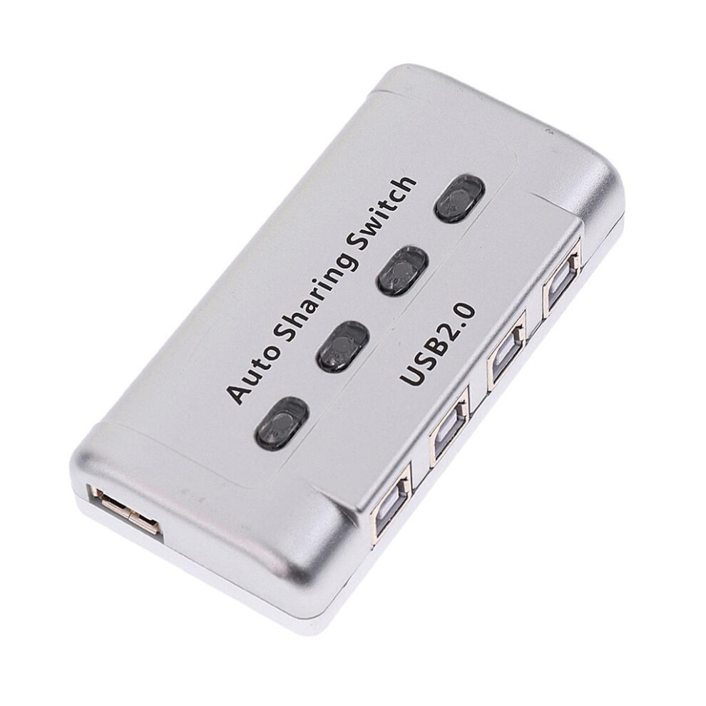 4Ports Usb 2.0 Auto Sharing Switch Hub Selector Switcher For Printer S 6901423010772
