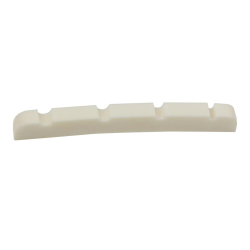 Bridge Bone Nut Slotted for 4 string Electric Bass Guitar 2