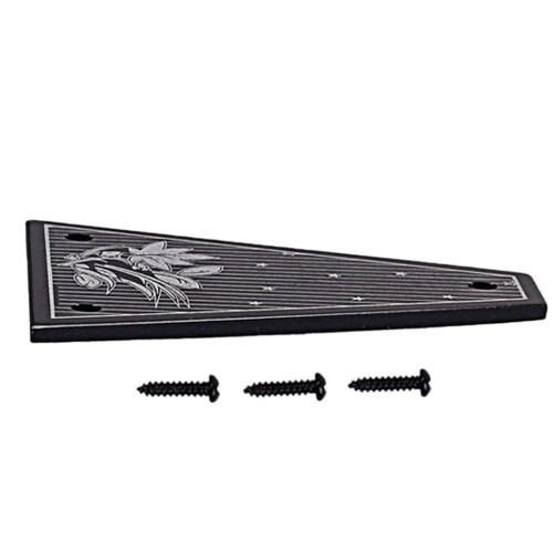 Black Electric Guitar Truss Rod Cover Plate for Jackson Guitar Replace 2
