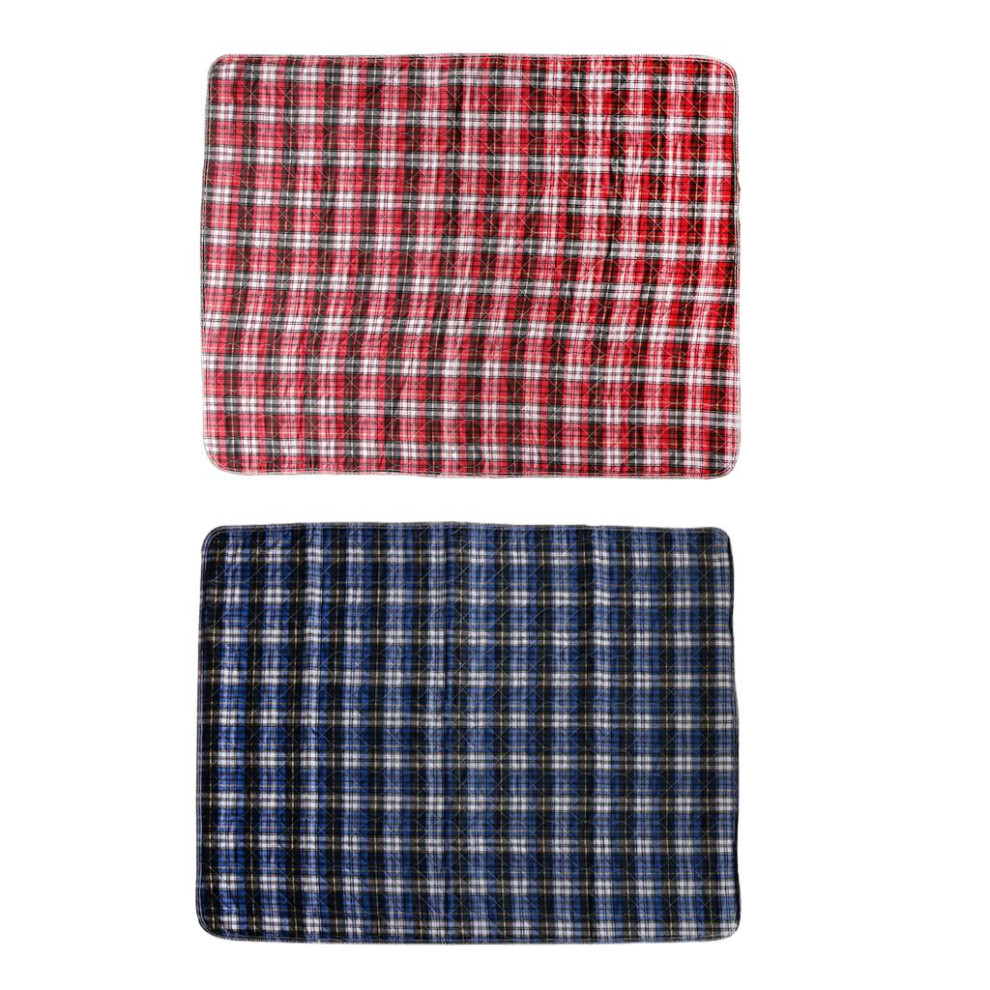 2 Pieces Washable Reusable Underpads Incontinence Bed Pad Absorbent Sh