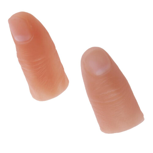 Finger Magic Trick Props Soft Thumb Tip Close up Magic Show Prop Prank