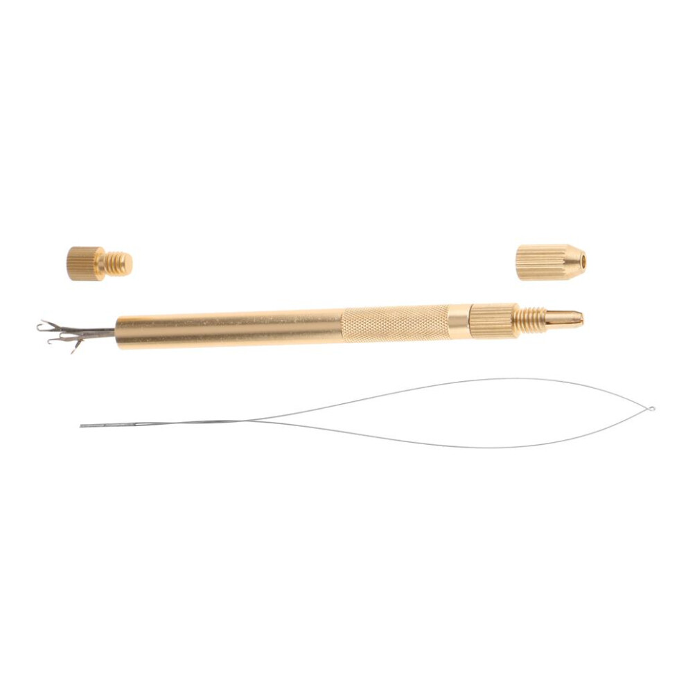 Ventilating Latch Pulling Hook Needles and Holder Kit Making Lace Wig