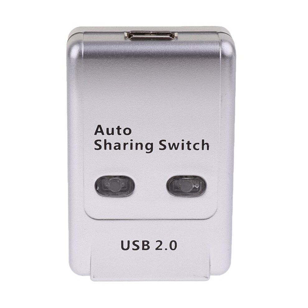 2Ports Usb 2.0 Auto Sharing Switch Hub Selector Switcher For Printer/S 6901423010789