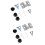 Dartboard Mounting Bracket Hardware Set Screws for Hanging Dartboard 2