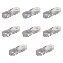 8 Pieces Curtain Cord Weights Clear Replacement PP Window Shutter for