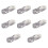 8 Pieces Curtain Cord Weights Clear Replacement PP Window Shutter for 1