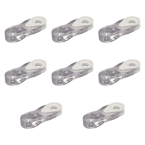 8 Pieces Curtain Cord Weights Clear Replacement PP Window Shutter for