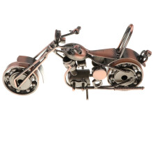 Old-fashioned Motorcycle Motorbike Model Metalcraft Home Decor Bronze