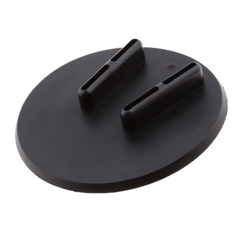 Kickstand Side Stand Plate Pad Base Coaster Puck For Harley Sportster Black 6901423012028