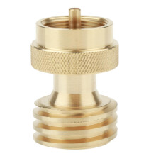 Universal Brass LP Gas Small Bottle Propane Tank Adapter Converter