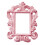Pink Vintage Baroque Rectangle Wall Frame Home Decor Wedding Photo Pro 1