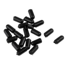 20pcs Rubber Buffer Beads Knot Protector for Carp Fishing Hair Rig Mak