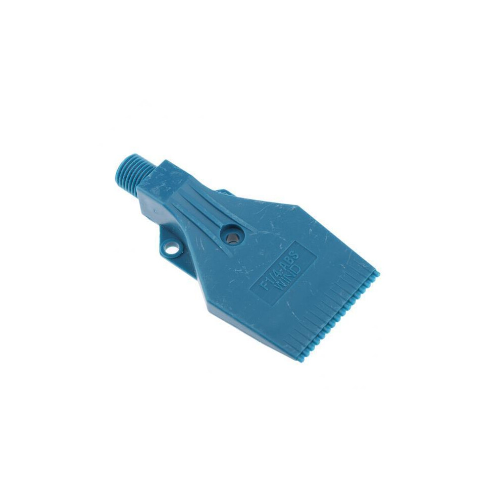 4X1/4" Thread Size, Flat Wind Jet Air Blowing Nozzle Spray 3 Holes Blu 6901423005907