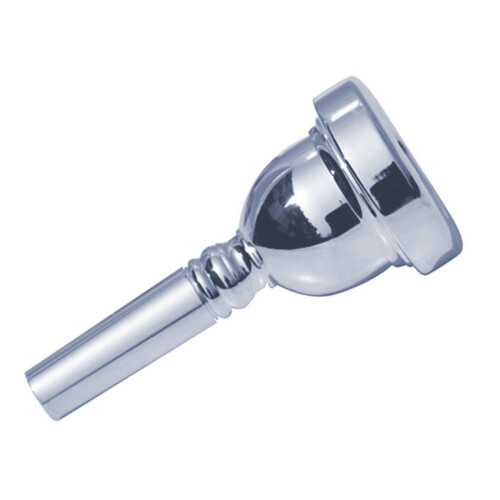 Polished Silver Trombone Copper Mouthpiece Baritone Euphonium Mouth Pi 2
