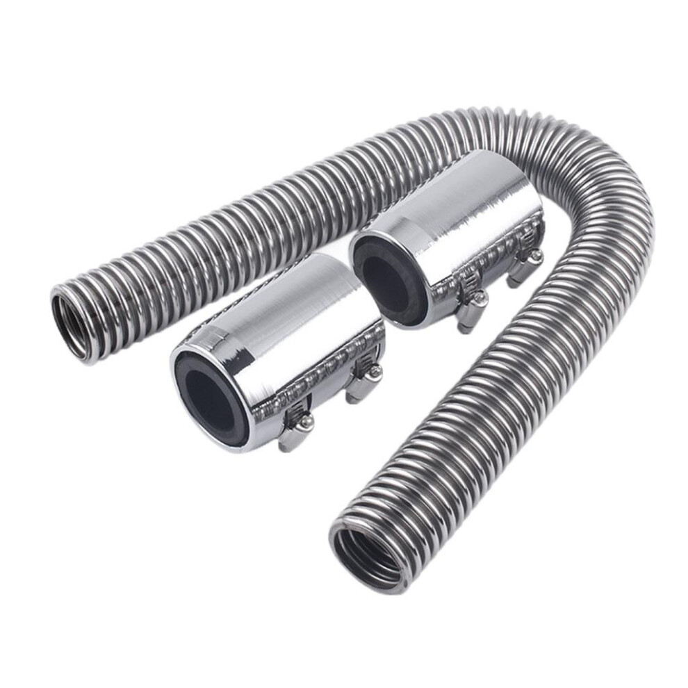 24'' Stainless Steel Radiator Coolant Water Hose Kit With Caps 6901423012332