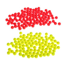 200pcs Fishing Floating Bobbers Drift Ball EVA Foam Indicator 8.3mm 7m