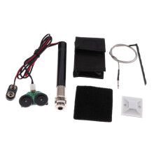 Active Endpin Jack Preamp Pickup Kit for Acoustic Guitar Ukulele Mando