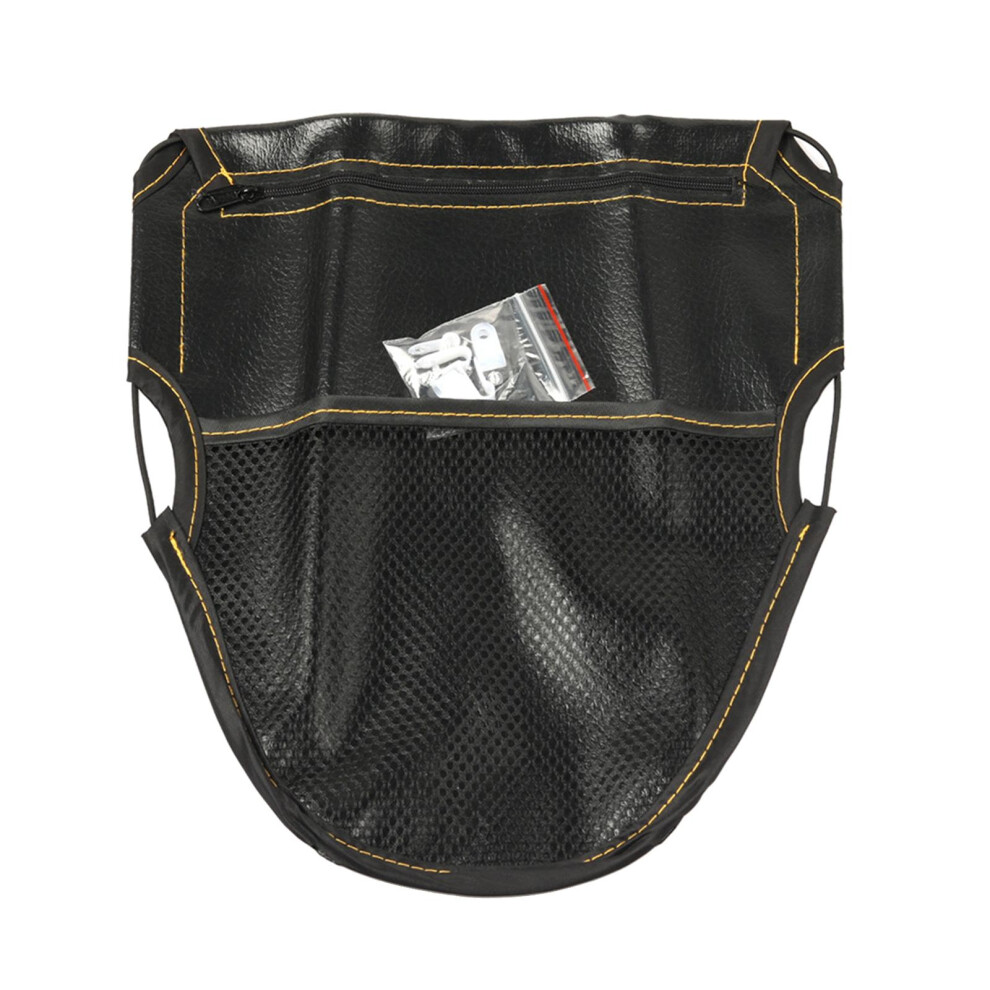 Leather Motorcycle Under Seat Cushion Storage Pouch Bag Premium 6901423010031