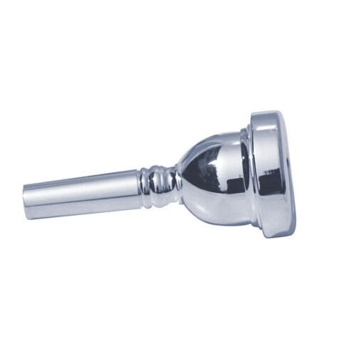 Polished Silver Trombone Copper Mouthpiece Baritone Euphonium Mouth Pi 1