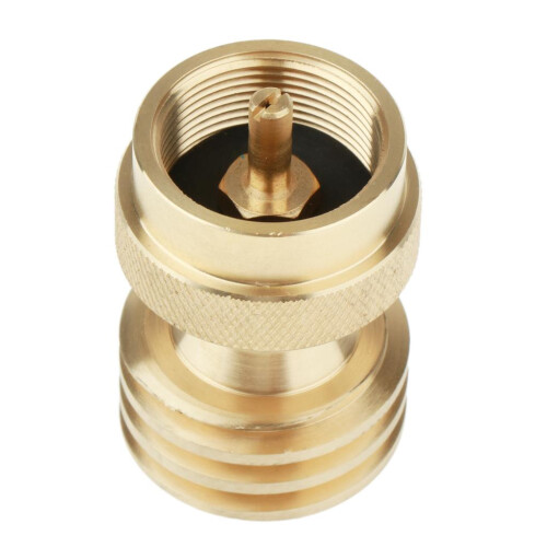 Universal Brass LP Gas Small Bottle Propane Tank Adapter Converter 1