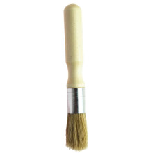 Practical Small Painting Brush With Round Wooden Handle Bristle Paint
