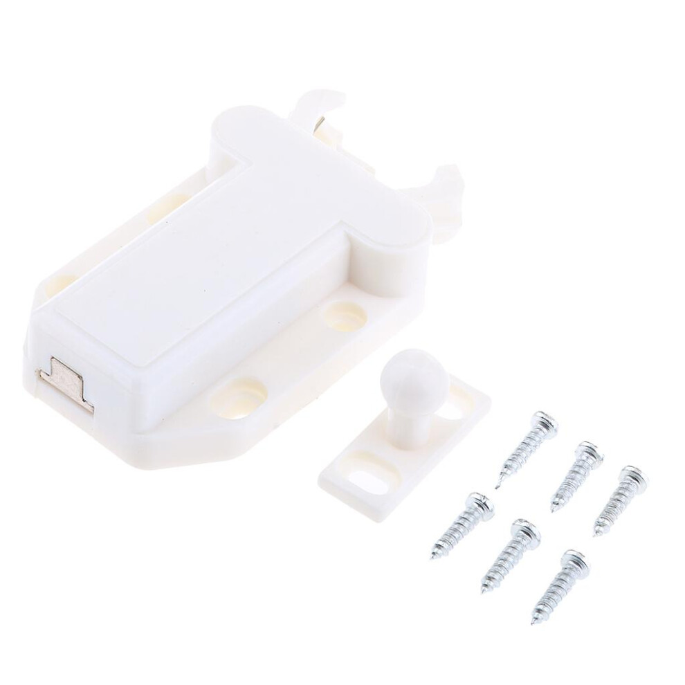 Push To Open Catch Latch For Door Drawer Cabinet Cupboard White 6901423012837