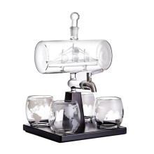1000ml Whisky Decanter Set Wine Decanter,Beverage Drink Liquor Dispens